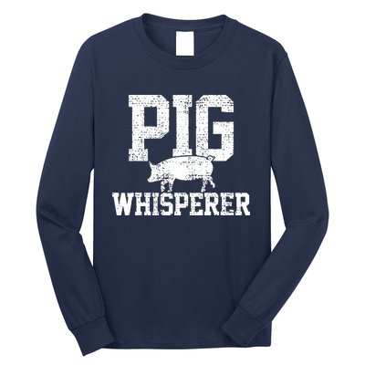 Pigs Whisperer Farmer Vintage Long Sleeve Shirt