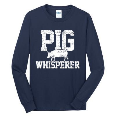 Pigs Whisperer Farmer Vintage Tall Long Sleeve T-Shirt