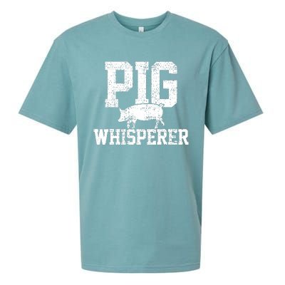 Pigs Whisperer Farmer Vintage Sueded Cloud Jersey T-Shirt