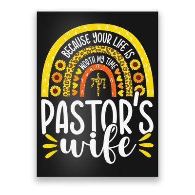 Pastor Wife Funny Special Christian Church Appreciation Gift Poster