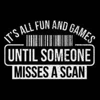 Postal Worker Fun And Games Misses A Scan Mailman Postman T-Shirt