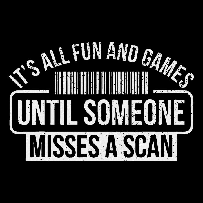 Postal Worker Fun And Games Misses A Scan Mailman Postman T-Shirt