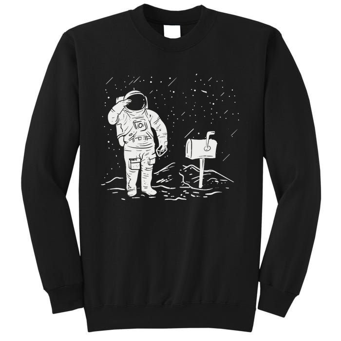 Postal Worker Funny For Delivery Mailman Astronaut Sweatshirt