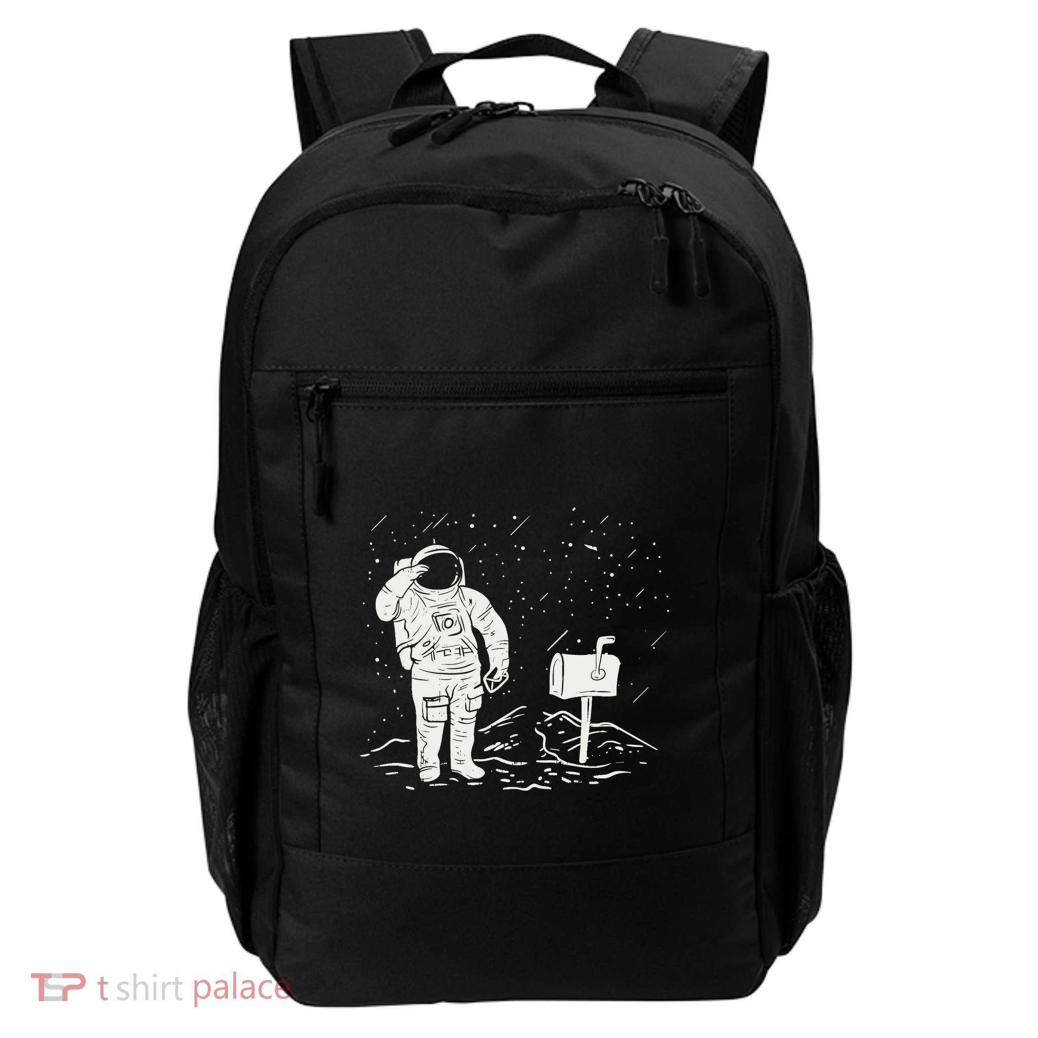 Postal Worker Funny For Delivery Mailman Astronaut Daily Commute Backpack