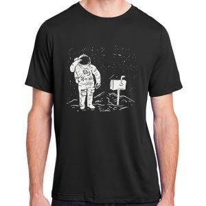 Postal Worker Funny For Delivery Mailman Astronaut Adult ChromaSoft Performance T-Shirt