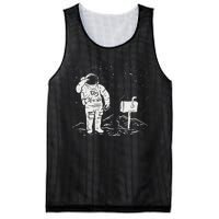 Postal Worker Funny For Delivery Mailman Astronaut Mesh Reversible Basketball Jersey Tank