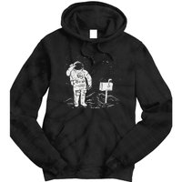 Postal Worker Funny For Delivery Mailman Astronaut Tie Dye Hoodie