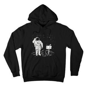 Postal Worker Funny For Delivery Mailman Astronaut Tall Hoodie