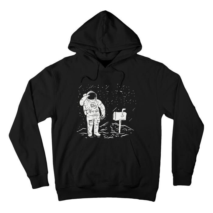 Postal Worker Funny For Delivery Mailman Astronaut Tall Hoodie