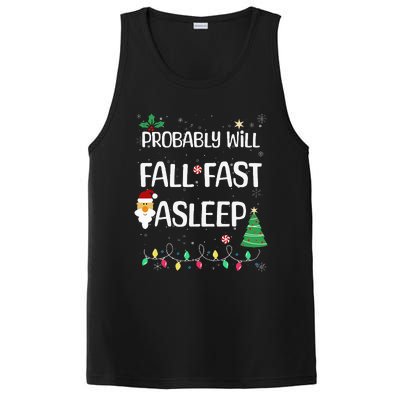 Probably will Fall Fast Asleep Christmas Day Family PosiCharge Competitor Tank