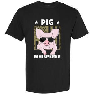 Pig Whisperer Funny Pig Design Hog Farmer Garment-Dyed Heavyweight T-Shirt