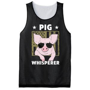 Pig Whisperer Funny Pig Design Hog Farmer Mesh Reversible Basketball Jersey Tank