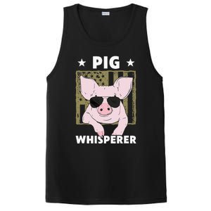 Pig Whisperer Funny Pig Design Hog Farmer PosiCharge Competitor Tank