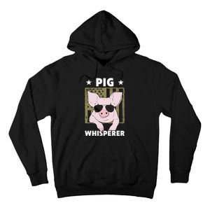 Pig Whisperer Funny Pig Design Hog Farmer Tall Hoodie