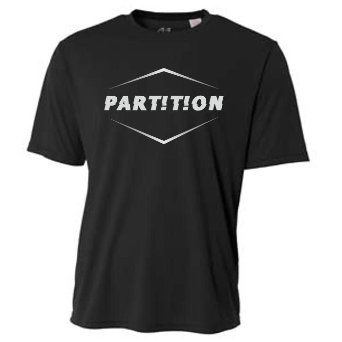 Partition White funny logo Cooling Performance Crew T-Shirt