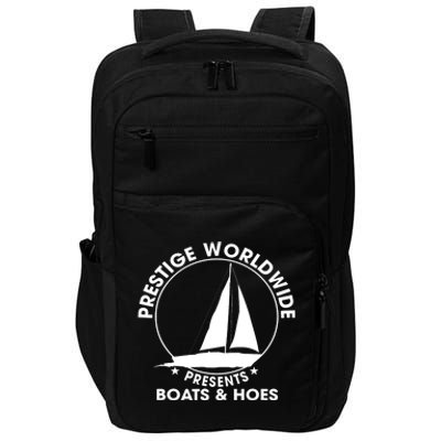 Prestige Worldwide Funny Cool Boats And Hoes Impact Tech Backpack