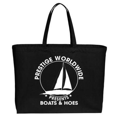 Prestige Worldwide Funny Cool Boats And Hoes Cotton Canvas Jumbo Tote