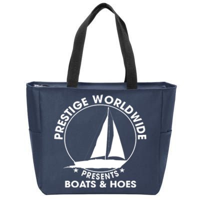 Prestige Worldwide Funny Cool Boats And Hoes Zip Tote Bag