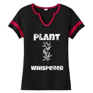 Plant Whisperer Funny Ladies Halftime Notch Neck Tee