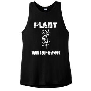 Plant Whisperer Funny Ladies PosiCharge Tri-Blend Wicking Tank