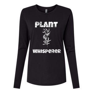 Plant Whisperer Funny Womens Cotton Relaxed Long Sleeve T-Shirt