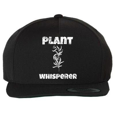 Plant Whisperer Funny Wool Snapback Cap