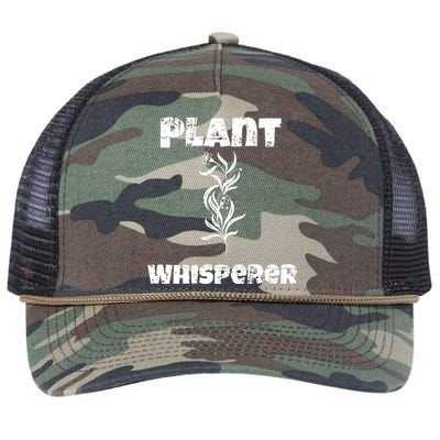 Plant Whisperer Funny Retro Rope Trucker Hat Cap