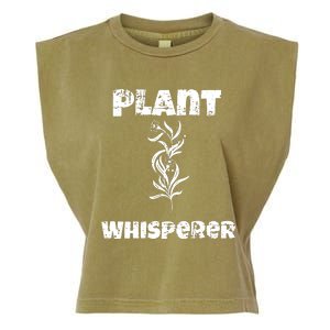 Plant Whisperer Funny Garment-Dyed Women's Muscle Tee