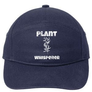 Plant Whisperer Funny 7-Panel Snapback Hat