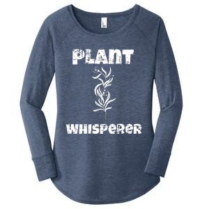 Plant Whisperer Funny Women's Perfect Tri Tunic Long Sleeve Shirt