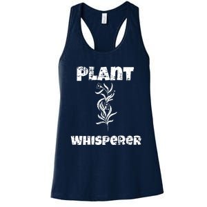 Plant Whisperer Funny Women's Racerback Tank