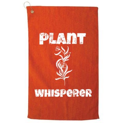 Plant Whisperer Funny Golf Towel