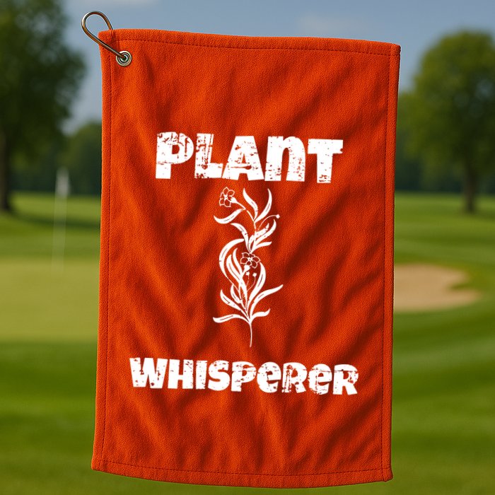 Plant Whisperer Funny Golf Towel
