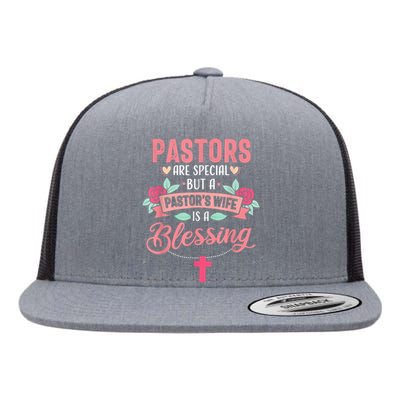 Pastor Wife Funny Special Christian Church Appreciation Flat Bill Trucker Hat