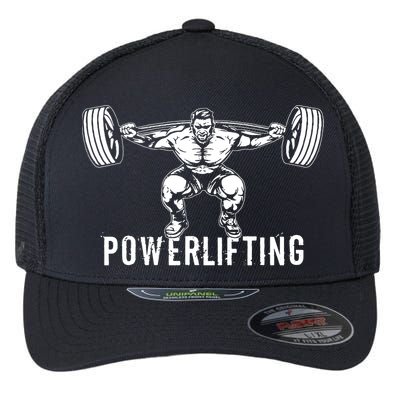 Powerlifting Workout Fitness Flexfit Unipanel Trucker Cap