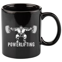 Powerlifting Workout Fitness 11oz C Handle Ceramic Mug