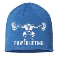 Powerlifting Workout Fitness Sustainable Beanie