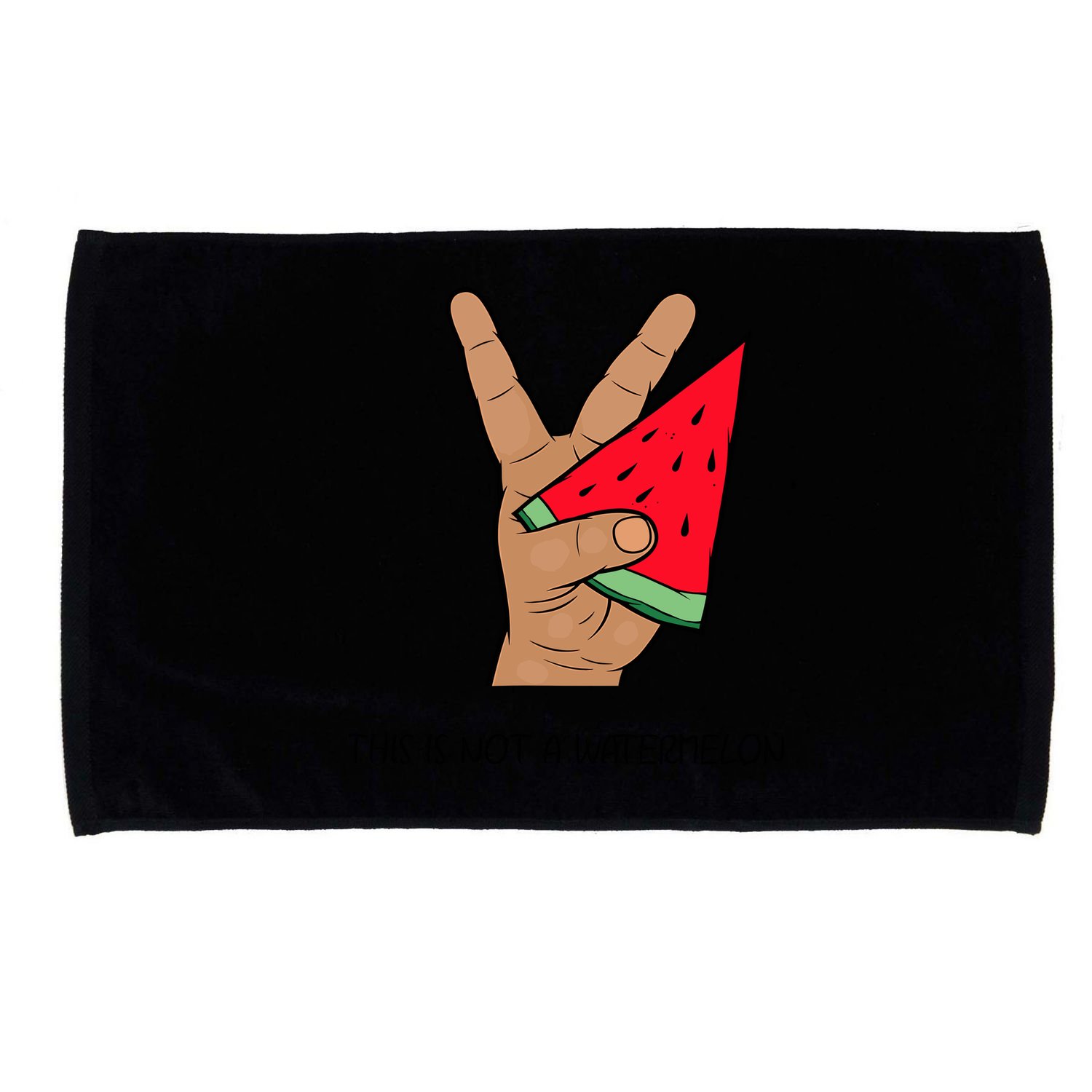 Palestine Watermelon Flag Support Gaza & Freedom! Microfiber Hand Towel