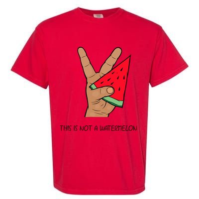 Palestine Watermelon Flag Support Gaza & Freedom! Garment-Dyed Heavyweight T-Shirt