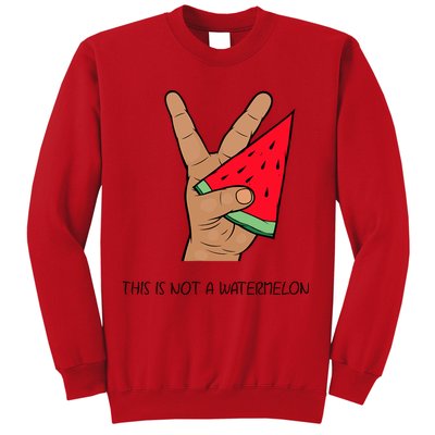 Palestine Watermelon Flag Support Gaza & Freedom! Sweatshirt