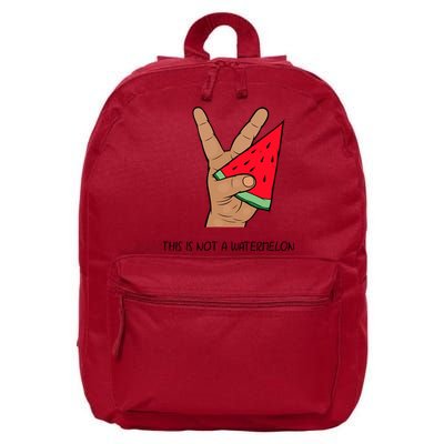 Palestine Watermelon Flag Support Gaza & Freedom! 16 in Basic Backpack