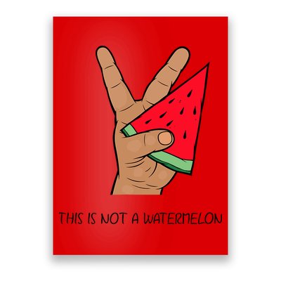 Palestine Watermelon Flag Support Gaza & Freedom! Poster
