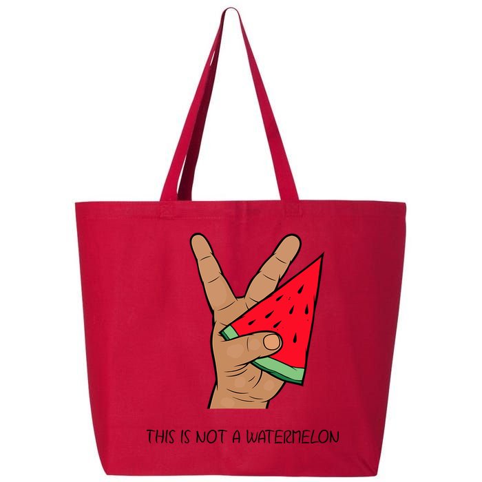 Palestine Watermelon Flag Support Gaza & Freedom! 25L Jumbo Tote