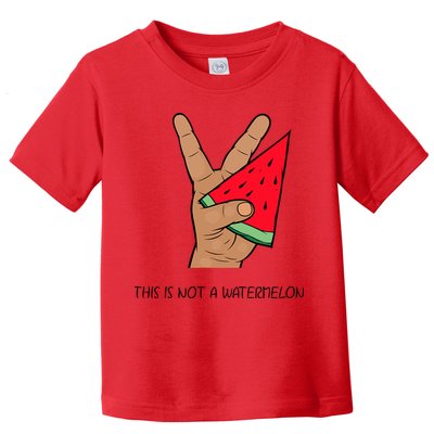 Palestine Watermelon Flag Support Gaza & Freedom! Toddler T-Shirt