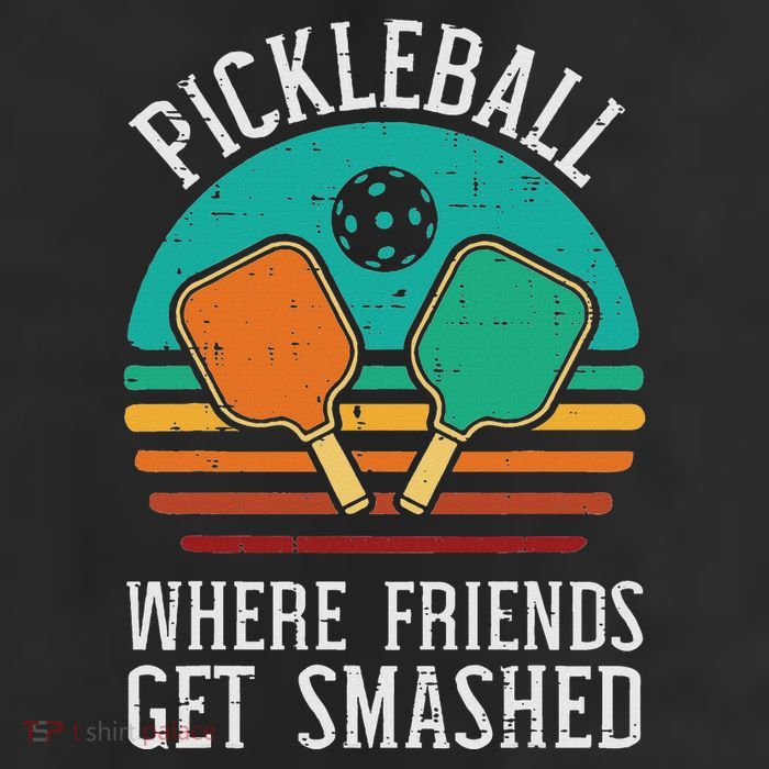 Pickleball Where Friends Get Smashed Pickle Ball 11oz C Handle Ceramic Mug