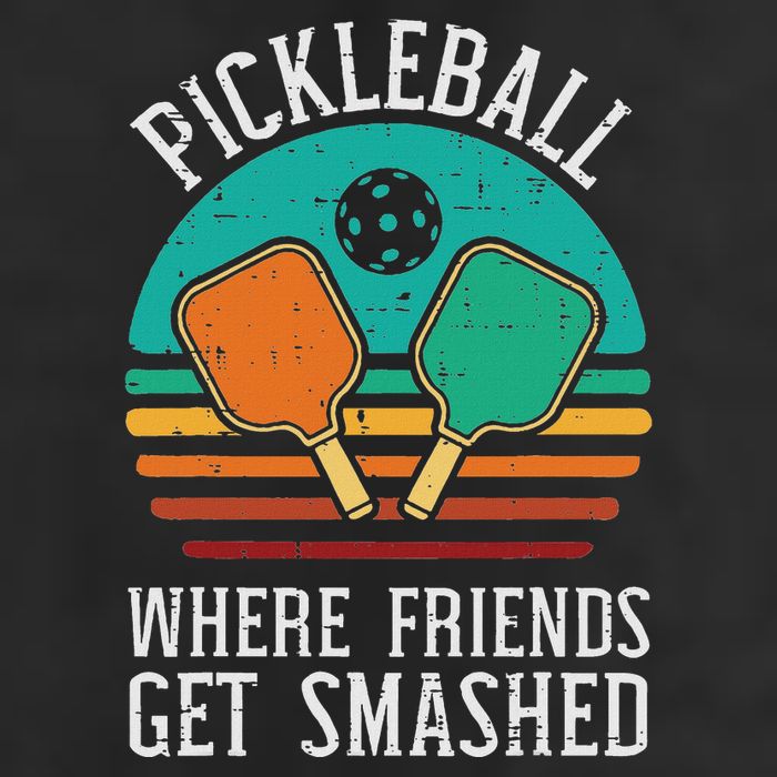 Pickleball Where Friends Get Smashed Pickle Ball 12oz Stainless Steel Coffee Mug