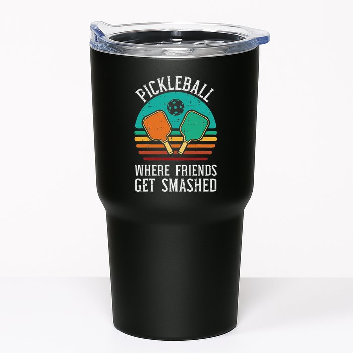 Pickleball Where Friends Get Smashed Pickle Ball Tumbler