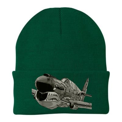 P40 Warhawk Fighter Aircraft WW2 Plane Spotting Spotter Knit Cap Winter Beanie