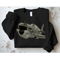 P40 Warhawk Fighter Aircraft WW2 Plane Spotting Spotter Sweatshirt