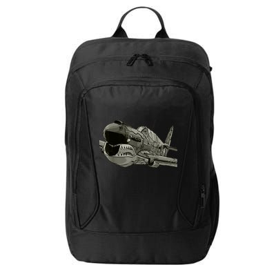 P40 Warhawk Fighter Aircraft WW2 Plane Spotting Spotter City Backpack